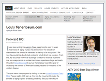 Tablet Screenshot of louistenenbaum.com